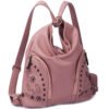 hobo & backpack bag KCB15 pink (2)