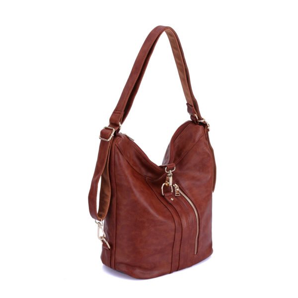 backpack hobo bag KCB27 brown (8)