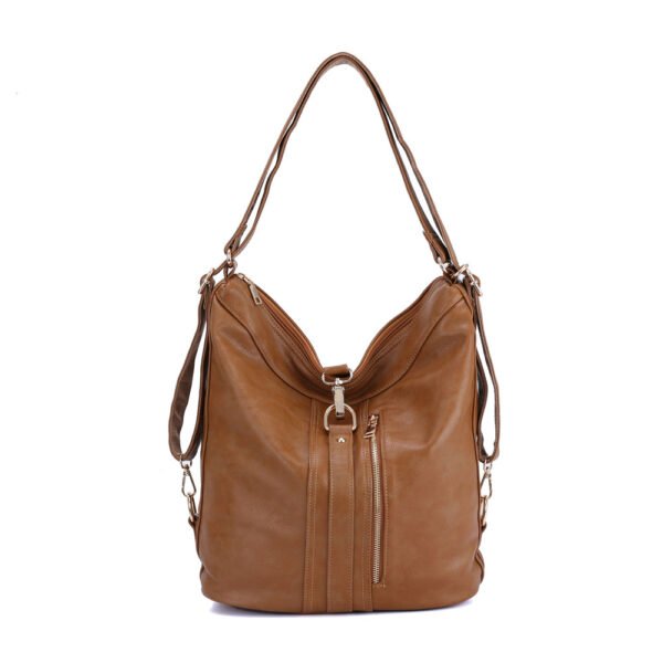 backpack hobo bag KCB27 camel (1)