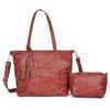 tote bag set KCB32 brown (1)